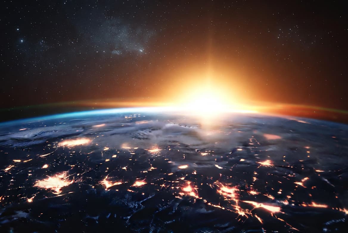 Earth at dawn