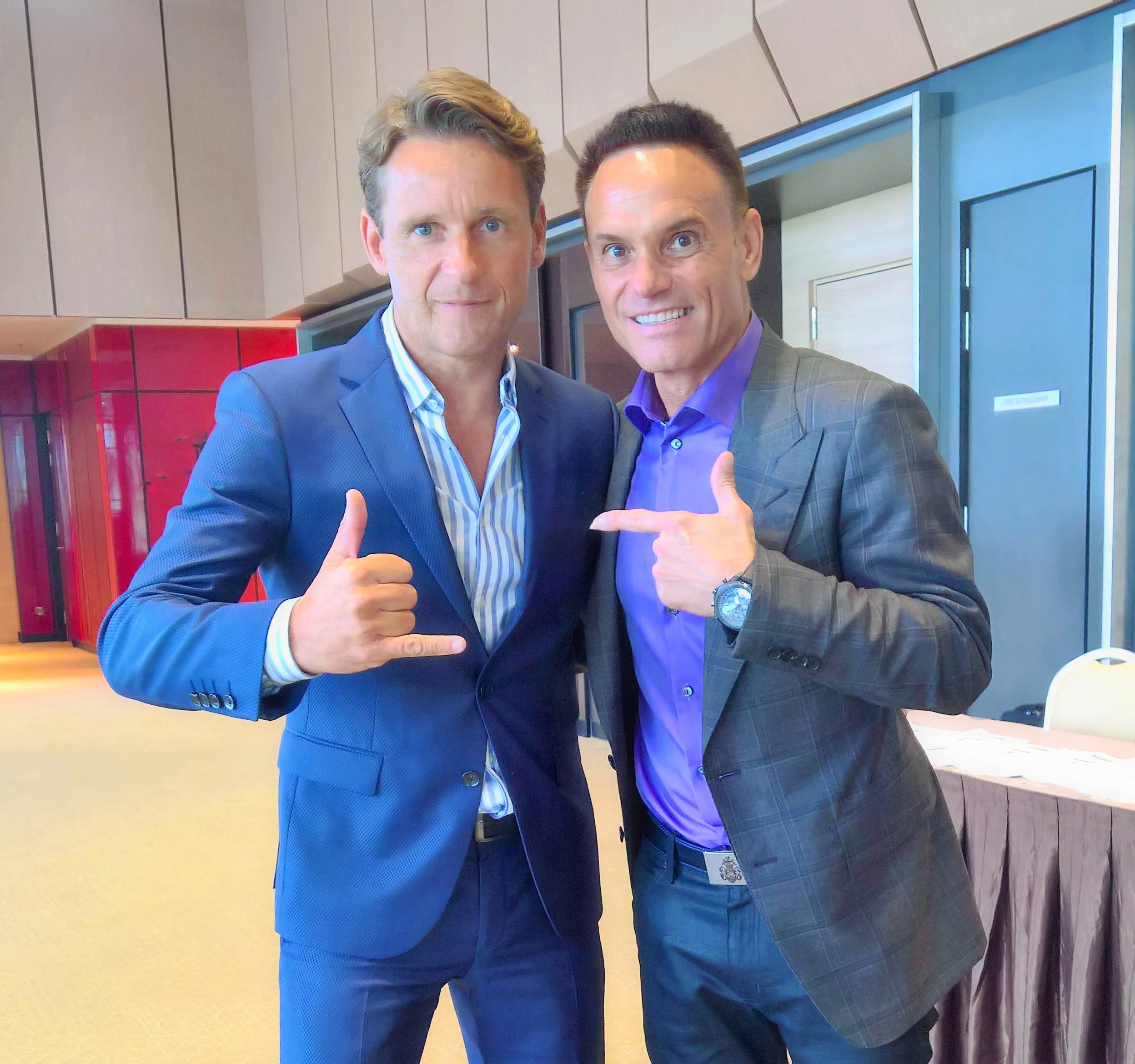 Martin-Leo Uvizl with Kevin Harrington